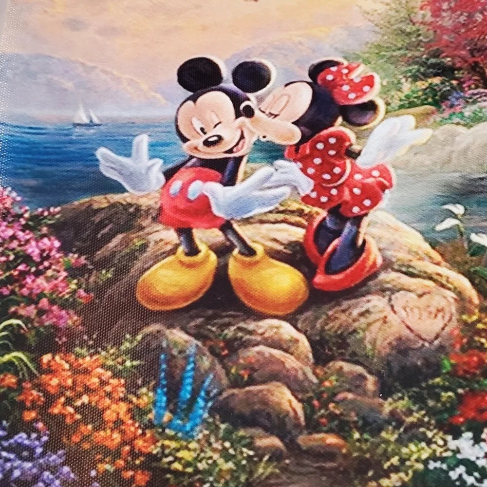 Disney Mickey and Minnie Sweetheart Cove Print by Thomas Kinkade